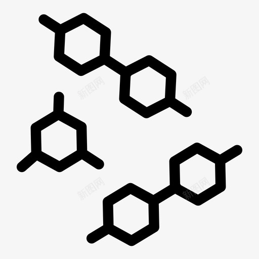 化学化合物配方图标svg_新图网 https://ixintu.com 化合物 化学 研究 科学 科学家 配方