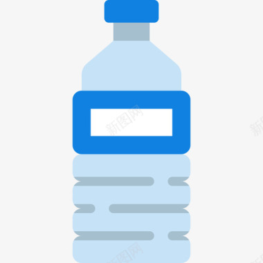水瓶食品80扁平图标图标
