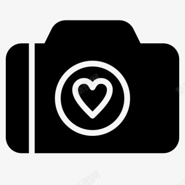 爱情照相机约会图像图标图标