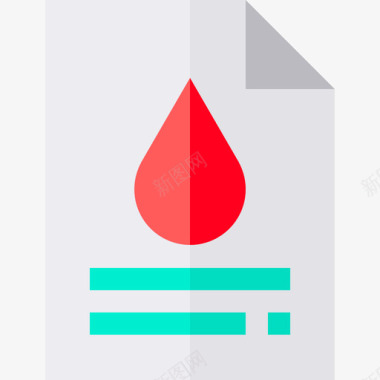 验血献血2平坦图标图标