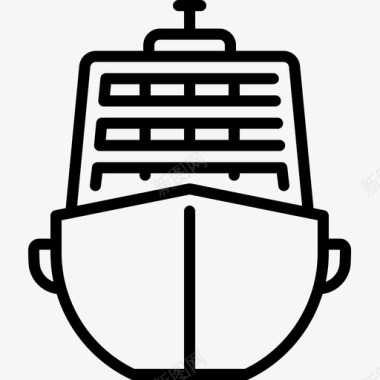 巡洋舰运输91直线型图标图标