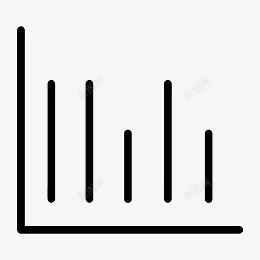 统计图表折线图图标svg_新图网 https://ixintu.com 图表 折线图 电子商务 统计 进度