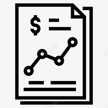 数据报告业务文档图标图标