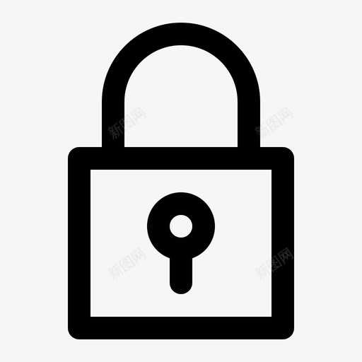 安全锁隐私图标svg_新图网 https://ixintu.com 安全 锁 隐私