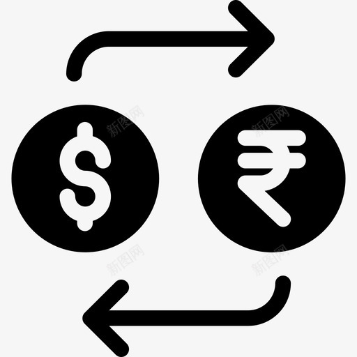 外汇银行和金融14稳健图标svg_新图网 https://ixintu.com 外汇 稳健 银行和金融14