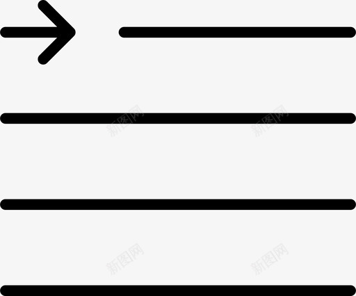 文本段落空格图标svg_新图网 https://ixintu.com 排版 措辞 数字化薄 文本 段落 空格