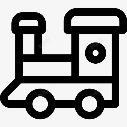 火车圣诞133直线图标svg_新图网 https://ixintu.com 圣诞133 火车 直线