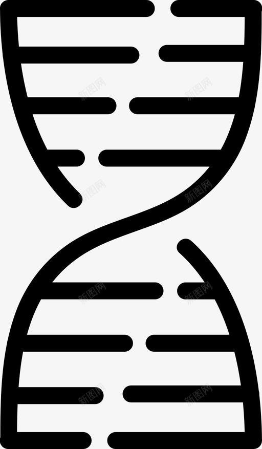 基因dna遗传图标svg_新图网 https://ixintu.com dna 基因 基因测试 遗传 遗传学 链