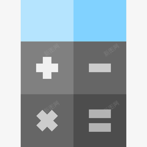 计算器经济型11扁平型图标svg_新图网 https://ixintu.com 扁平型 经济型11 计算器