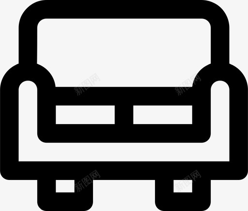 沙发长椅运输工具图标svg_新图网 https://ixintu.com 沙发 运输工具 长椅