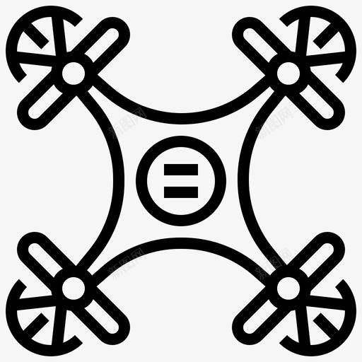 无人机玩具飞机儿童图标svg_新图网 https://ixintu.com 儿童 无人机元素线 无人机玩具 模型 飞机