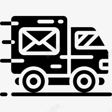 送货车邮政服务2灌装图标图标