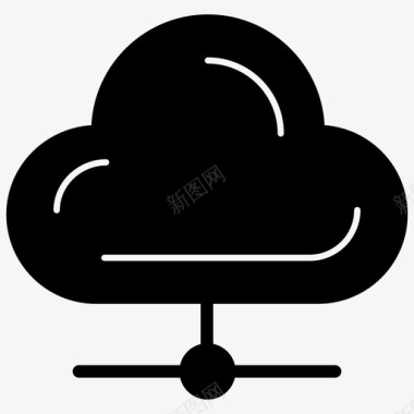 云网络云计算云数据文件夹图标图标