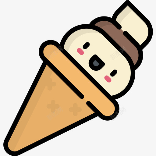冰淇淋糖果店2线性颜色图标svg_新图网 https://ixintu.com 冰淇淋 糖果店2 线性颜色