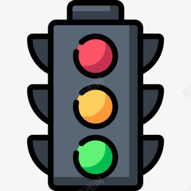 红绿灯运输90线颜色图标图标