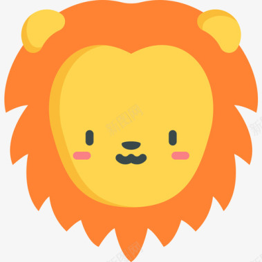 Lion荷兰7号平坦图标图标