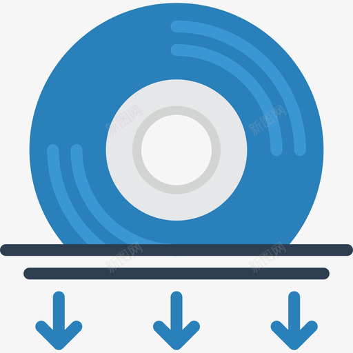 娱乐盘31扁平图标svg_新图网 https://ixintu.com 娱乐盘31 扁平