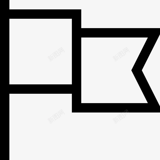 旗帜通讯和媒体10直线图标svg_新图网 https://ixintu.com 旗帜 直线 通讯和媒体10