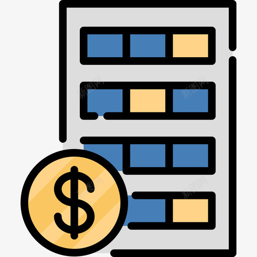 房子钱48线颜色图标svg_新图网 https://ixintu.com 房子 线颜色 钱48