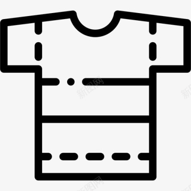 衬衫缝纫32直线图标图标