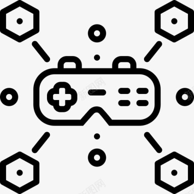 游戏化活动控制器图标图标