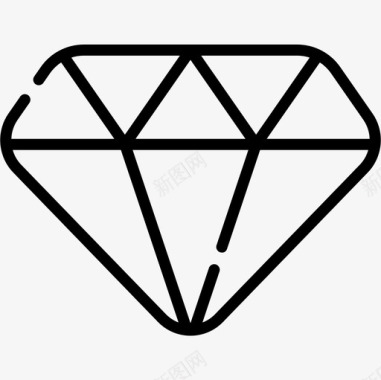 钻石八十年代12岁直线型图标图标