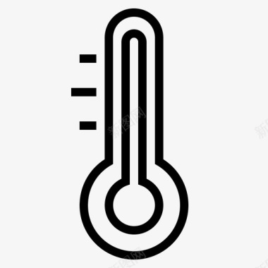 温度计季节符号图标图标