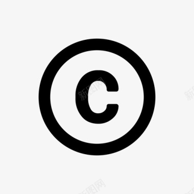 版权保护符号图标图标