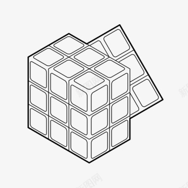 鲁比克斯立方体大脑问题挑战图标图标
