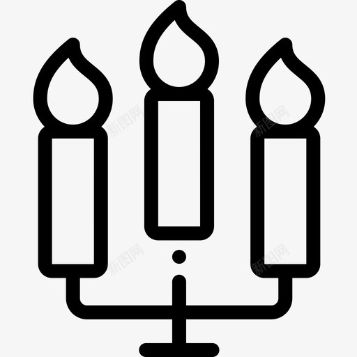 蜡烛燃烧圣诞节图标svg_新图网 https://ixintu.com 万圣节 圣诞节 情人节 燃烧 蜡烛
