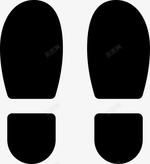 脚步脚人图标svg_新图网 https://ixintu.com 人 卡通脚步 脚 脚步 腿 通勤的人 鞋