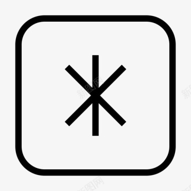 十字架占星术形状图标图标