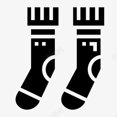 袜子衣服冬天图标图标
