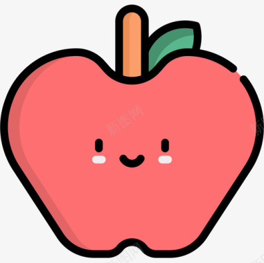 苹果返校47线性颜色图标图标