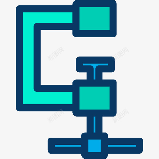 结构和工具夹具4线颜色图标svg_新图网 https://ixintu.com 线颜色 结构和工具夹具4