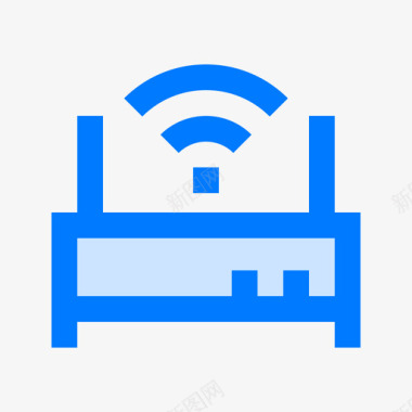 Wifi智能住宅11蓝色图标图标