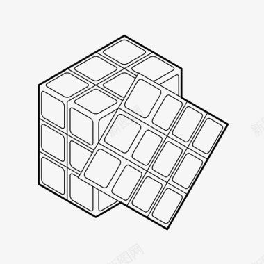 鲁比克斯立方体大脑问题挑战图标图标
