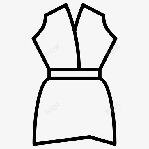 和服礼服时尚和服装瘦图标svg_新图网 https://ixintu.com 和服 时尚和服装瘦 礼服
