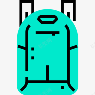 背包探险30单色图标图标