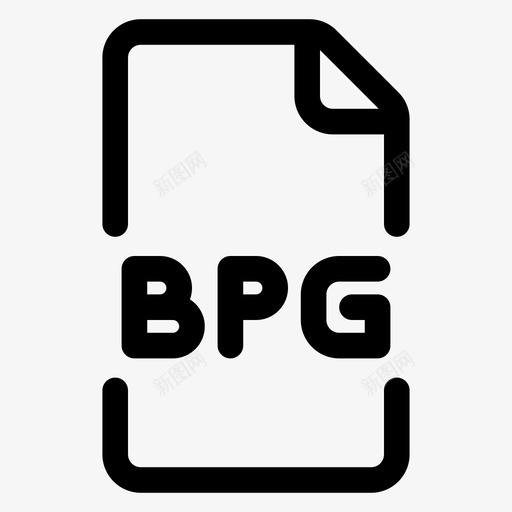 bpg文档文件图标svg_新图网 https://ixintu.com bpg 图形格式 文件 文档