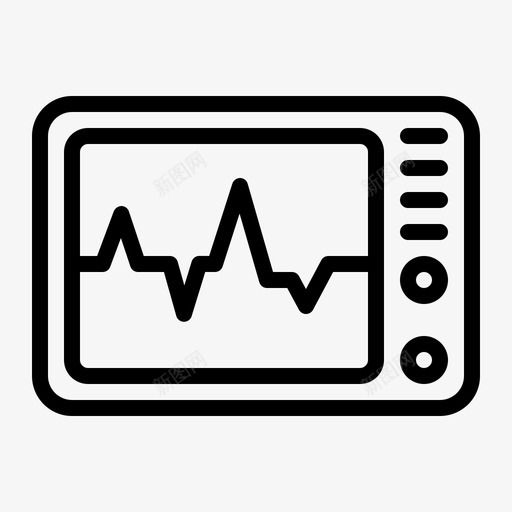 心脏心电图心电图医疗图标svg_新图网 https://ixintu.com 医疗 医疗和医院 心电图 心脏心电图 起搏器