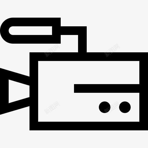 视频博客作者和影响者12线性图标svg_新图网 https://ixintu.com 博客作者和影响者12 线性 视频