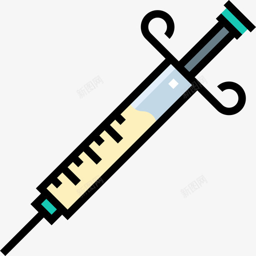 注射器药房19线性颜色图标svg_新图网 https://ixintu.com 注射器 线性颜色 药房19