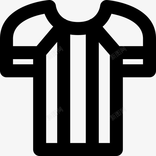 足球运动衫运动型31直线型图标svg_新图网 https://ixintu.com 直线型 足球运动衫 运动型31