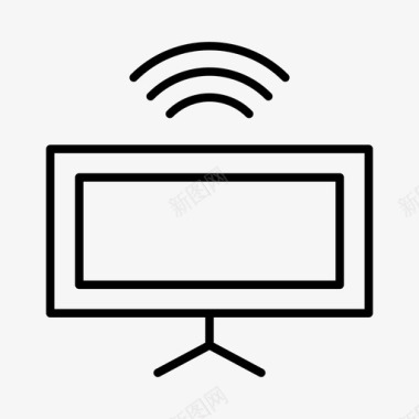 智能电视应用程序连接图标图标