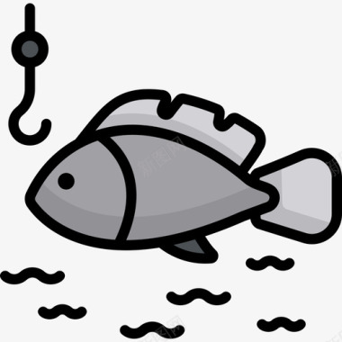 鱼水上乐园7线颜色图标图标