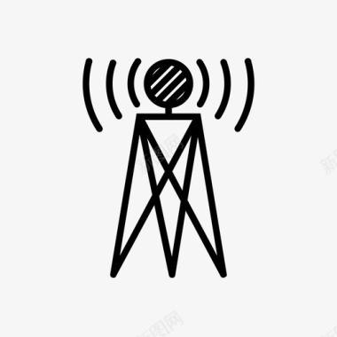 天线收音机信号图标图标