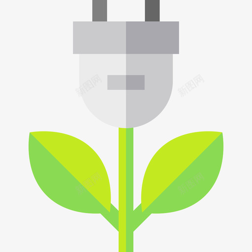 绿色能源可再生能源12持平图标svg_新图网 https://ixintu.com 可再生能源12 持平 绿色能源