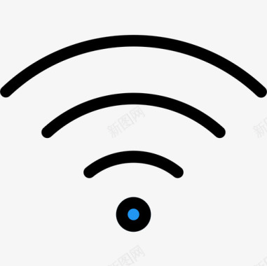 Wifi基本图标5线性颜色图标