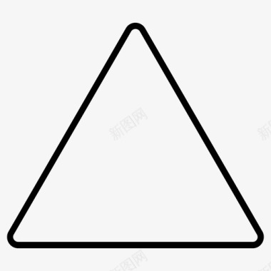 等边三角形场平面图标图标